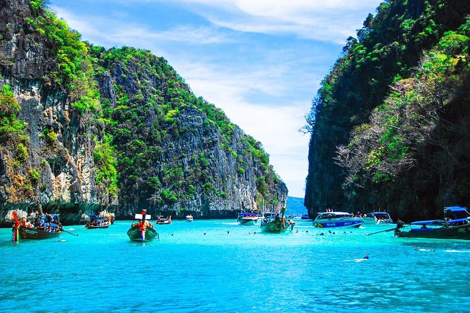 Phi Phi & Bamboo Islands Snorkeling Tour with Lunch by Speedboat - Swimming in Pileh Bay