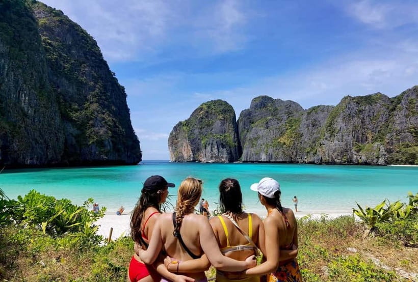 Phi Phi: Half-Day Tour with Maya Bay, Pileh Lagoon & Snorkel - Monkey Bay and the first look at Phi Phi Leh