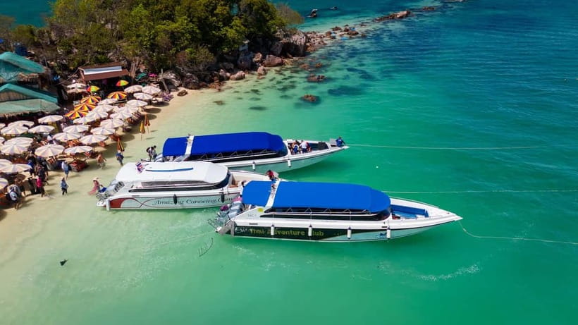 Phuket: 3 Khai Islands Speedboat Tour- Snorkeling & Relaxing - Khai Nui: boat-based snorkeling without a beach