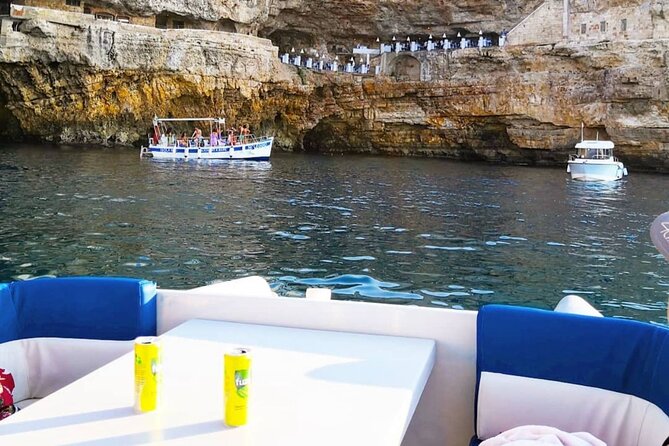 Polignano a Mare Eco Boat Tour with Snorkeling Mar y Sol - Grotta Palazzese from the sea
