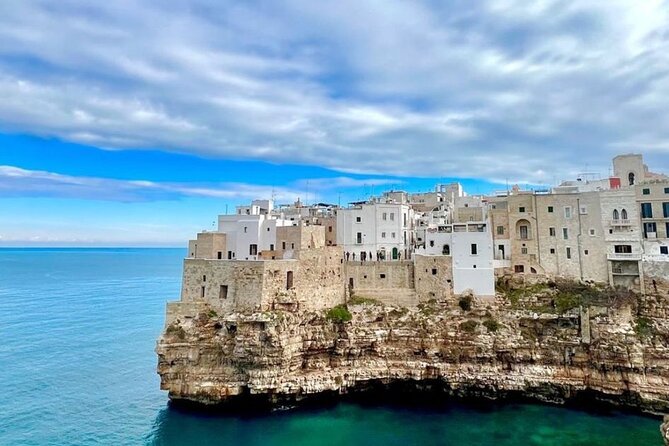 Polignano a Mare luxury boat tour, aperitif, diving and snorkeling - The San Vito departure point