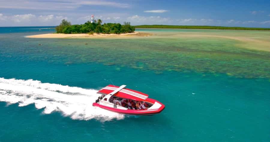 Port Douglas: Half-Day Low Island and Lagoon Snorkeling Tour - The fast ride from 44 Wharf Street