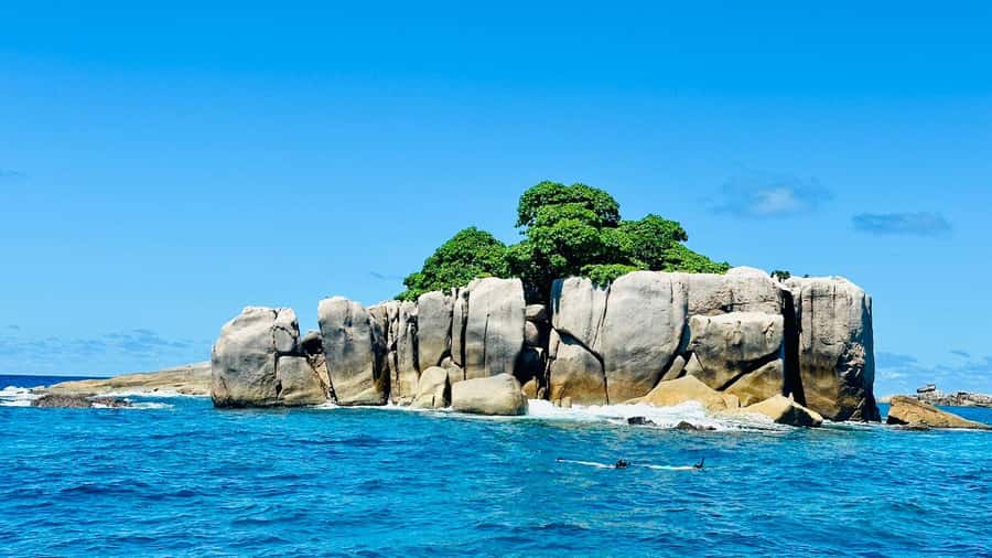Praslin: Curieuse & St-Pierre Boat Adventure with Snorkeling - Meeting the tortoises at Laraie Bay