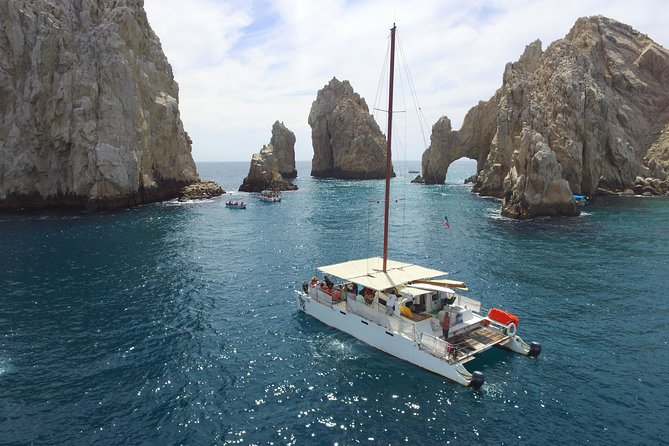 Private Catamaran Snorkeling Cruise in Los Cabos - Lovers Beach, the arch, and Cabo’s famous views