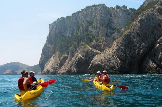 Private Costa Brava Kayak Experience with Snorkel from Barcelona - Snorkeling in clear coastal water