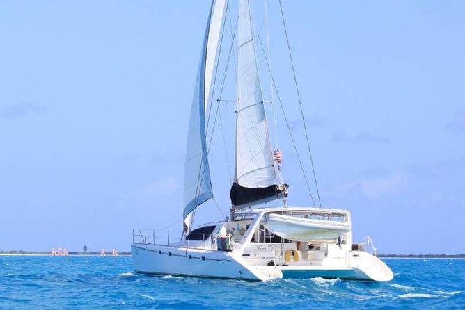 Private Luxury Catamaran Yacht. Full or Half Day Charter - Sail, Beach, Snorkel. - Why a private catamaran works so well in St. Thomas