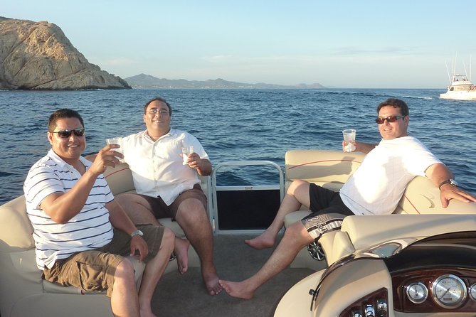Private Luxury Pontoon Boat, Snorkel, Arch, Sunset & byond - Timing, comfort, and the sunset question