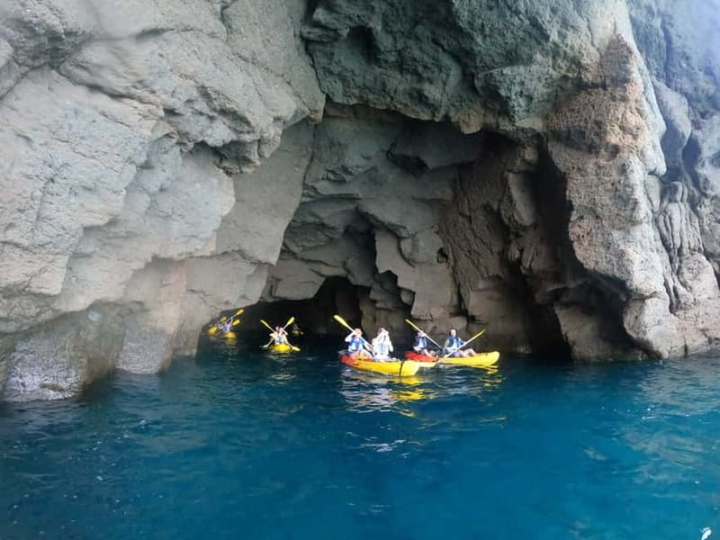 Puerto Mogán: Guided Adventure Kayak Tour in Caves & Snorkel - Why this Mogán kayaking tour feels different
