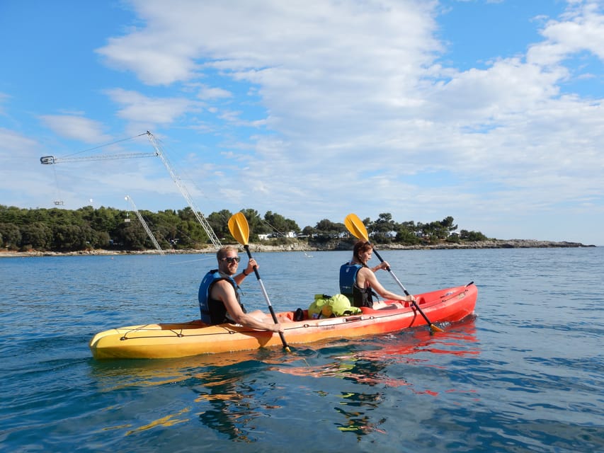 Pula: 3-hrs Kayak, Cliffs & Snorkeling Small Group Adventure - Snorkeling in a quieter part of Pula