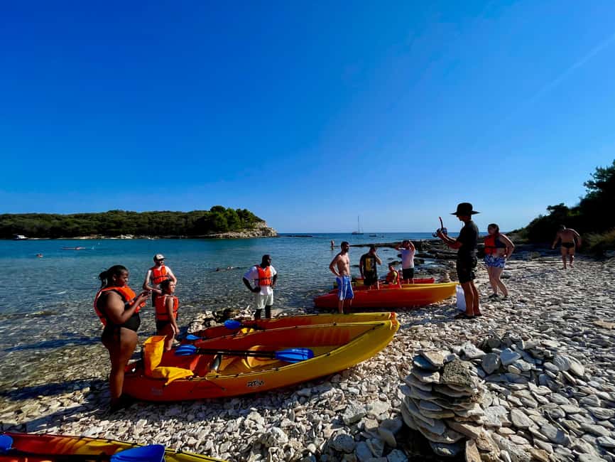 Pula: Cave, Canyon and Island Kayak Tour Snorkel&Explore - Paddling inside Grotta di Quarzo