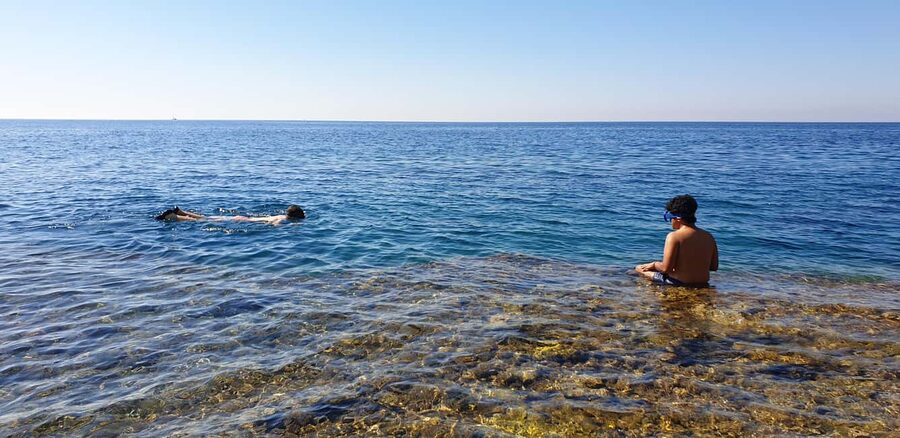 Pula: Kayak Adventure with Cave & Island Snorkeling - Twenty minutes on Fraškerić