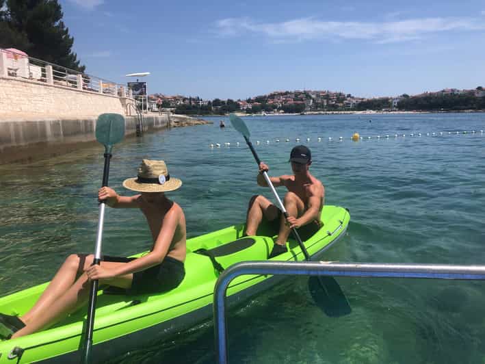 Pula: Kayaking and Snorkeling Self-Guided Tour - Practical preparation for three hours on the water