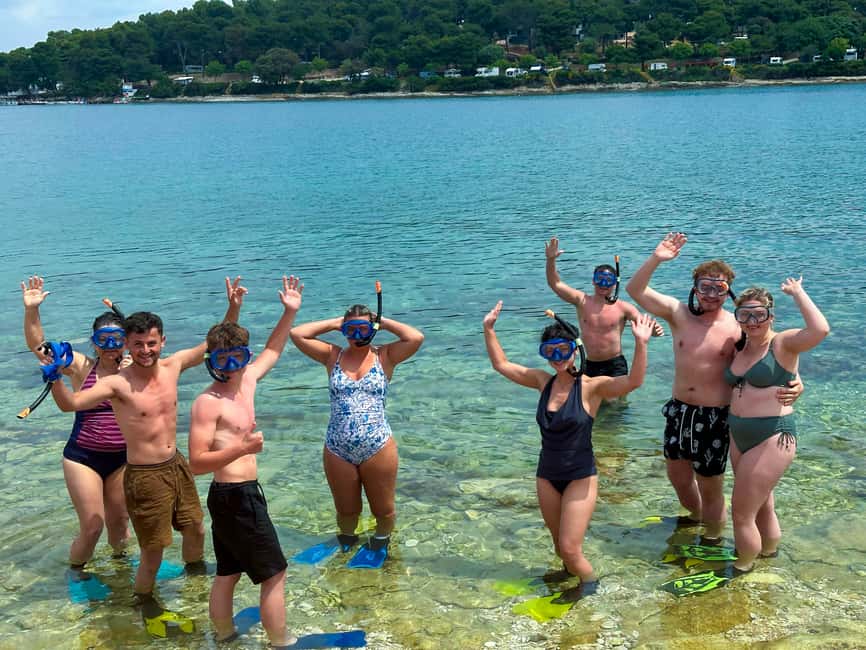 Pula: Muzil Canyon Kayak Tour, Snorkeling and Cliff Jumping - Cave stops and the reality of summer crowds