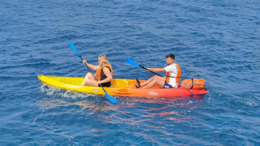 Pula: Muzil Canyon Kayak Tour, Snorkeling and Cliff Jumping - Cliff jumping with an easy opt-out