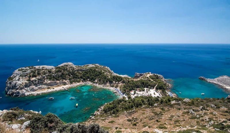 Rhodes: Anthony Quinn Bay & Sea Caves Snorkeling Cruise - Anthony Quinn Bay and the Guns of Navarone story