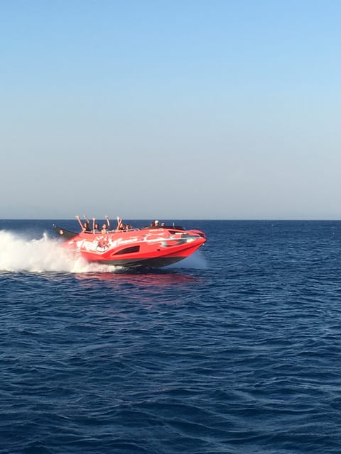 Rhodes: Beaches Trip by Jet Boat with Snorkeling and Drinks - What the jet-boat tricks feel like