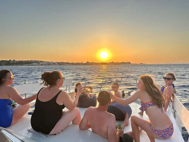 Rhodes: Private Sunset Cruise with Swimming & Snorkeling - Timing, meeting point, and what to pack