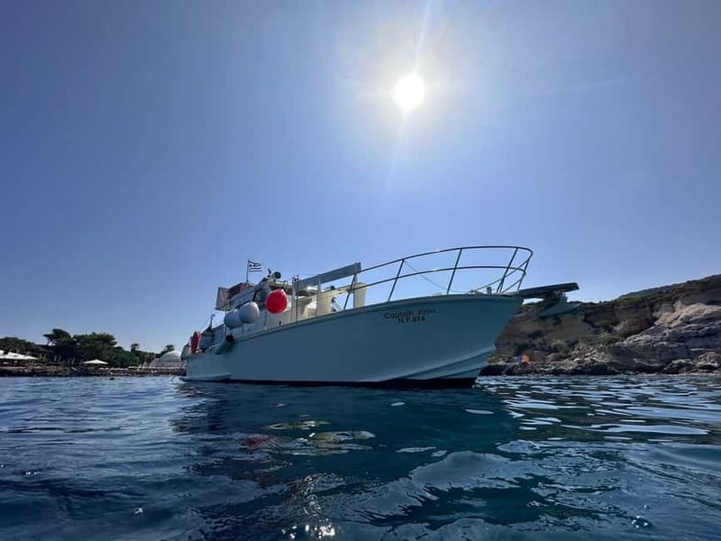 Rhodes: Private Sunset Cruise with Swimming & Snorkeling - Oasis Bay adds a third coastal setting