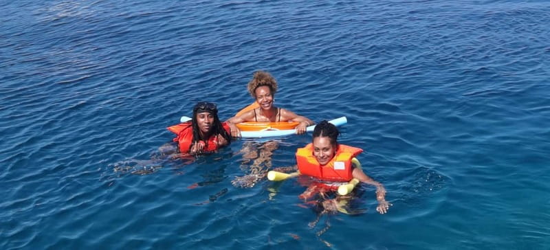 Rhodes: Private Sunset Cruise with Swimming & Snorkeling - Antony Quinn Bay and Ladiko Bay on the premium route