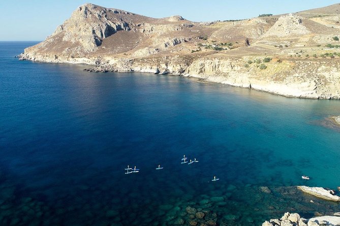 Rhodes: Stand Up Paddle & Snorkel Adventure - Learning to Stand on the Board