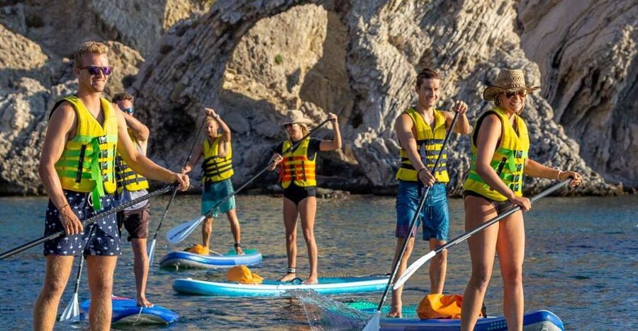 Rhodes: Stand-Up Paddleboard and Snorkeling Tour - Snorkeling inside a sea cave