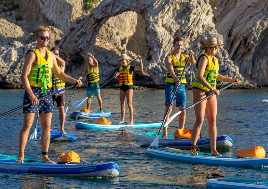 Rhodes: Stand-Up Paddleboard and Snorkeling Tour - The return to Stegna