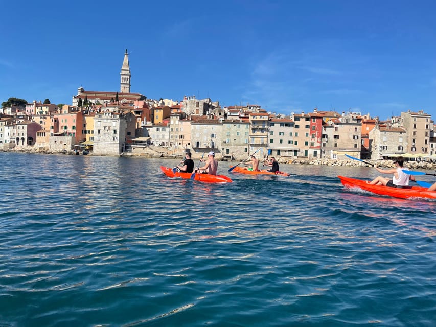 Rovinj:BUBA KAYAK TOURS:snorkeling,jumping,FREEdrinks&photos - Guide style, photos, and group comfort