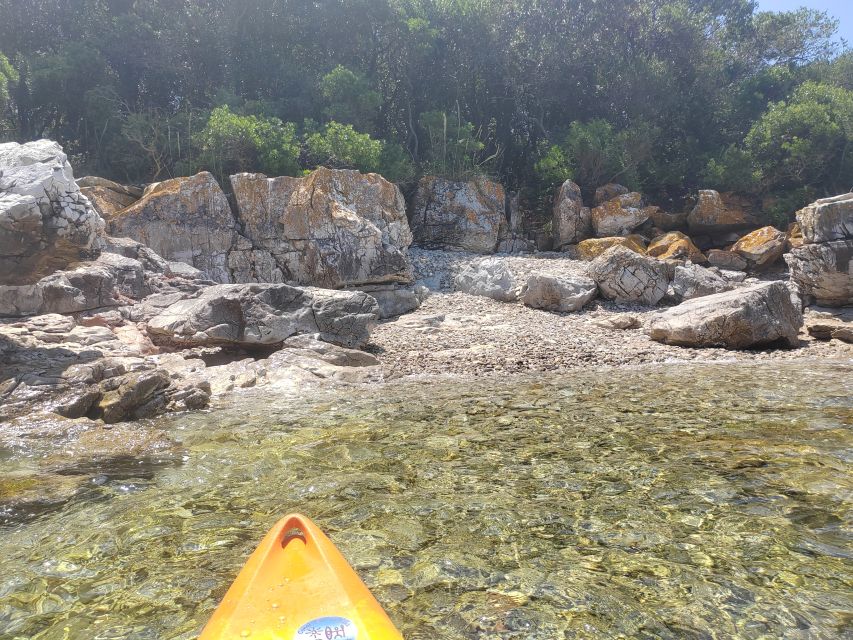 Rovinj: Golden Cape Desert Islands Kayak & Snorkeling Tour - Starting at Cuvi Beach and Golden Cape