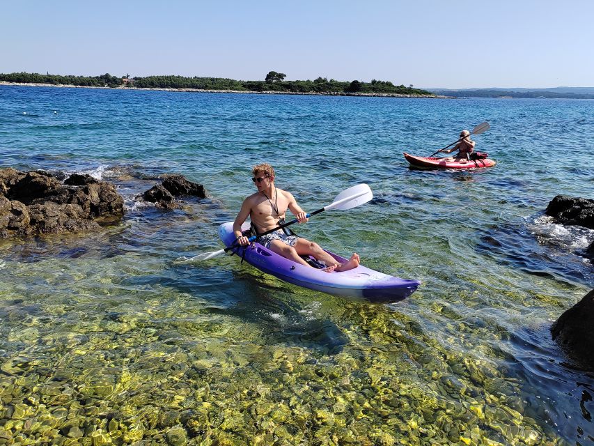 Rovinj: Golden Cape Desert Islands Kayak & Snorkeling Tour - Paddling through the Rovinj Archipelago