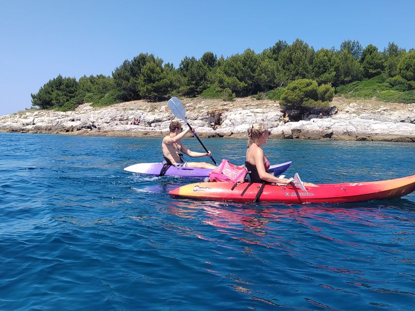 Rovinj: Golden Cape Desert Islands Kayak & Snorkeling Tour - Sveti Ivan and the old lighthouse view