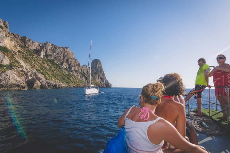 San Antonio: Es Vedrà & Formentera Boat Tour with Snorkeling - Snorkeling near Espalmador
