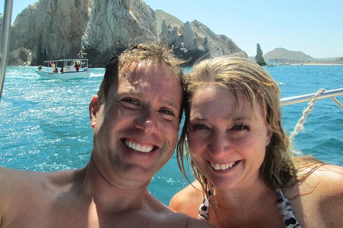 Santa Maria and Chileno Bay Snorkel Adventure Los Cabos - The Land’s End Arch Boat Ride