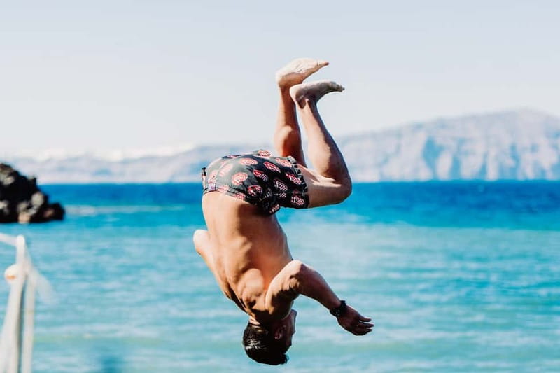 Santorini: Adventurous Catamaran Experience with Snorkeling - Who should book this Santorini cruise?