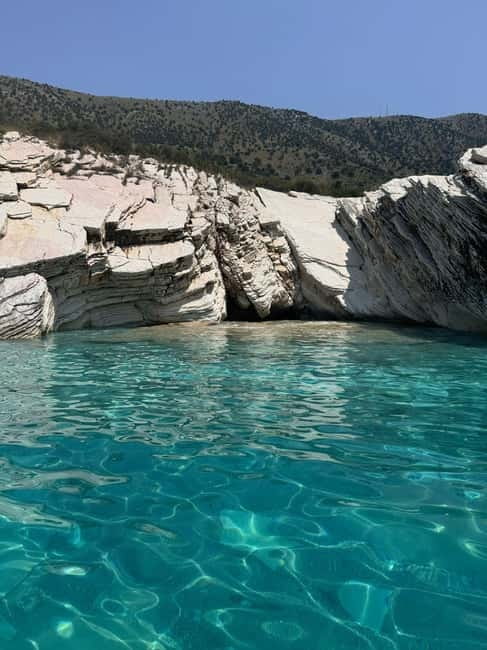 Saranda: Boat tour to 7 destinations end snorkeling - How much value do you get for $53?
