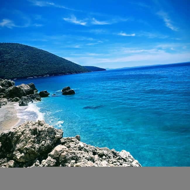 Sarandë: Boat Tour at Kroreza & Hidden Caves with Snorkeling - Kakome Beach, the quiet bay