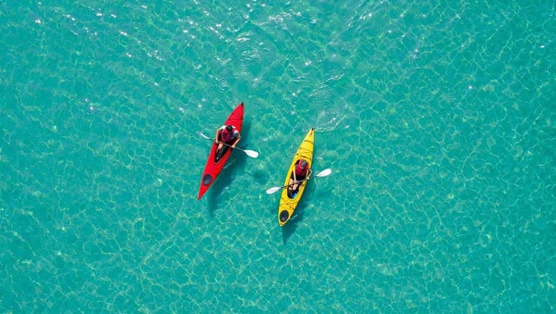 SCALA DEI TURCHI KAYAK TOUR & SNORKELING: Avventura in mare - Reaching Scala dei Turchi by kayak