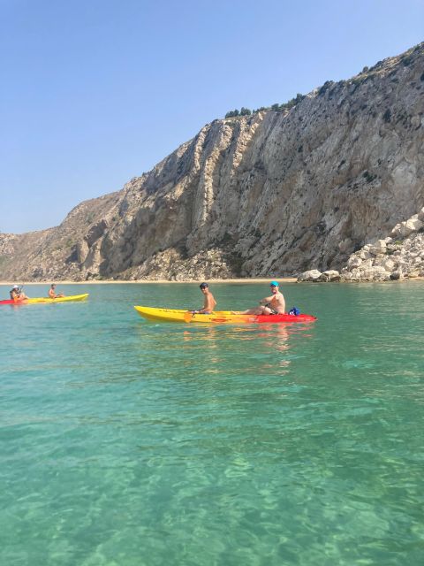 SCALA DEI TURCHI KAYAK TOUR & SNORKELING: Avventura in mare - First stop: 20 minutes for swimming and snorkeling