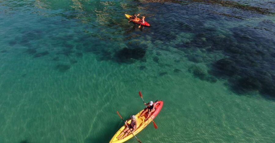 SCALA DEI TURCHI KAYAK TOUR & SNORKELING: Avventura in mare - The final two paddles and the last swim