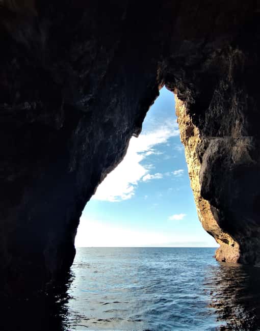 Sesimbra: Arrábida and Espichel Caves Tour and Snorkel - Ribeiro do Cavalo Beach from the water