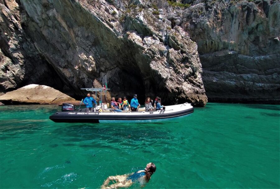Sesimbra: Arrábida and Espichel Caves Tour and Snorkel - Tamboril Grotto and the marine-cut formations