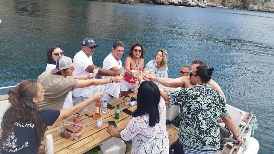 Sesimbra: Boat Trip with Snorkeling at Secret Beaches and Bays - Leaving Sesimbra for Arrábida’s protected coast