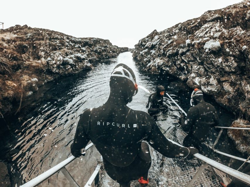 Silfra: Half-Day Snorkeling Day Trip with Underwater Photos - The blue lagoon and the end of the tour