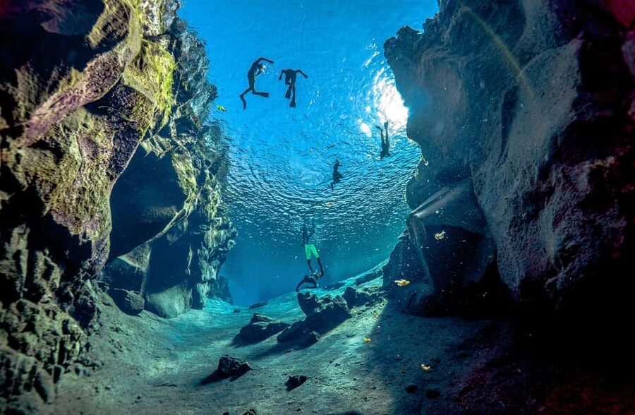 Silfra: Snorkel Between Continents. Free Professional Photos - A small group changes the whole pace