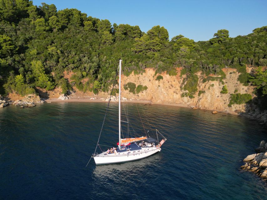 Skiathos: Private Sailing Trip with Lunch and Snorkeling - What Captain George adds to the day