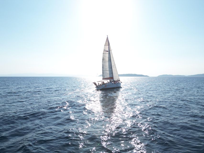 Skiathos: Private Sailing Trip with Lunch and Snorkeling - Tsougrias gives you the first clear-water stop