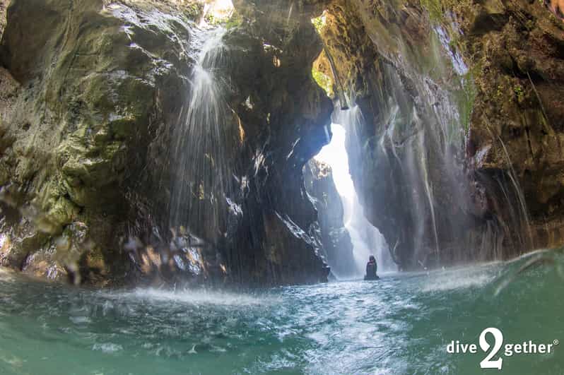 Snorkel trip to the Kourtaliotiko Waterfalls Plakias - The lagoon and its many waterfalls