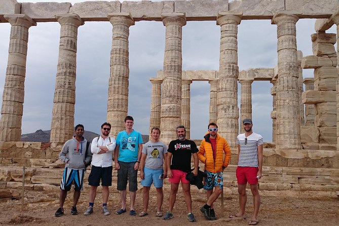Snorkeling and swimming tour to the Poseidon's temple at Sounio cape - The Temple of Poseidon above Cape Sounion