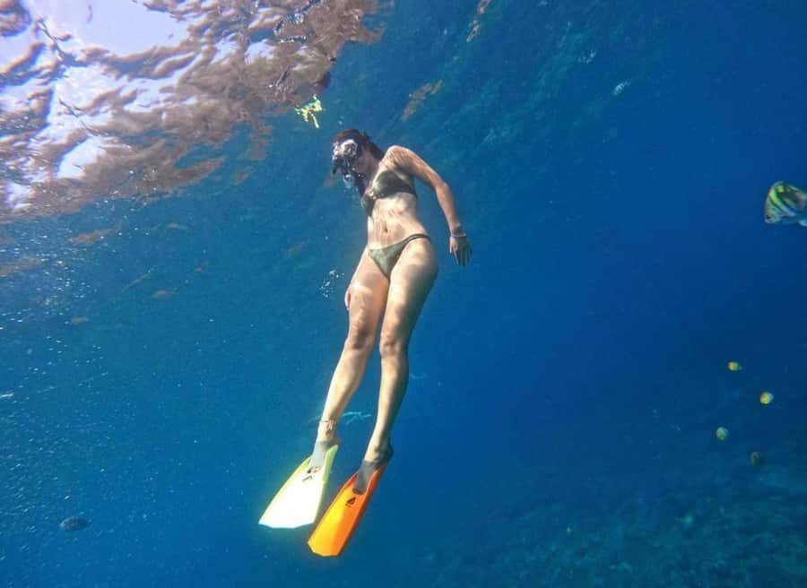 Snorkeling at Blue Lagoon, Tanjung Jepun and Waterfall - Lunch, a waterfall, and coffee after the sea