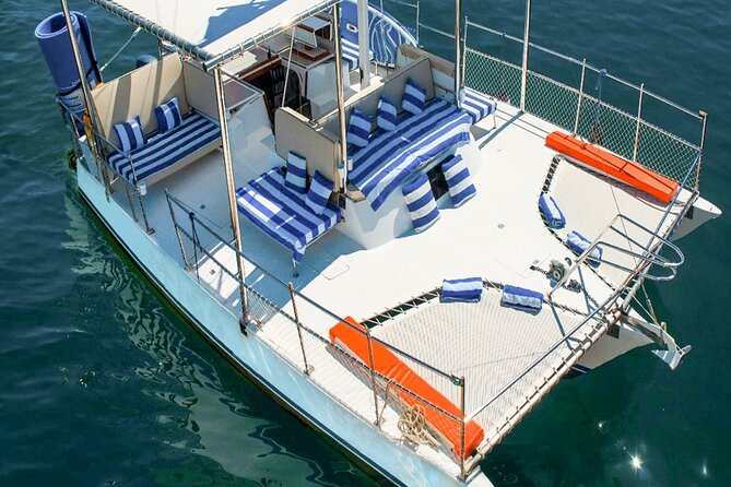 Snorkeling in Cabo San Lucas on 35' Sea Amore Trimaran - Food, drinks, and a relaxed lunch afloat