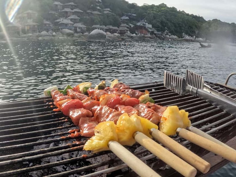 Snorkeling Tour with meals and BBQs - Cocktail - Sunset⭐⭐⭐⭐⭐ - The BBQ, cocktail, and sunset finish